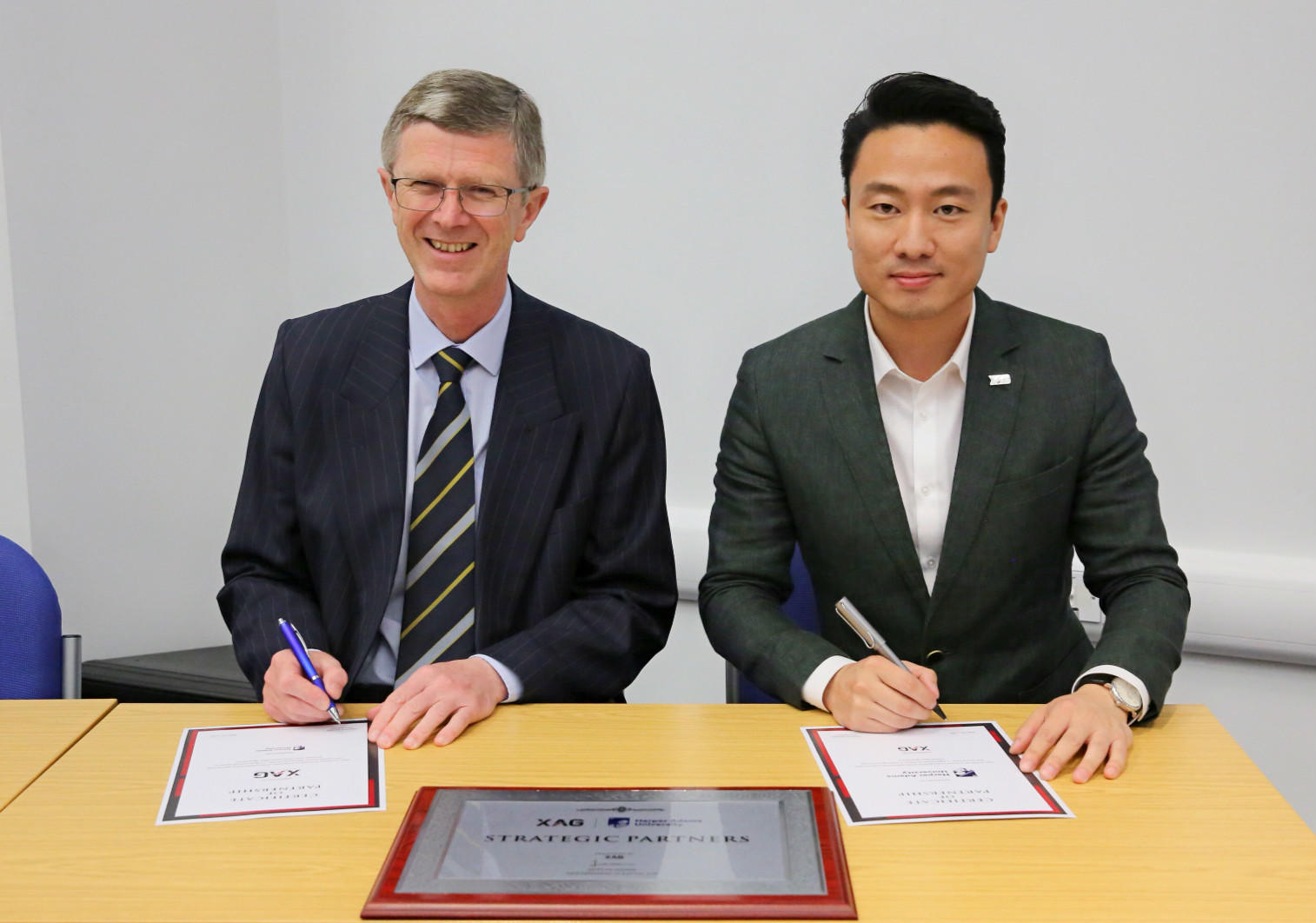 xag & harper adams university developed strategic partnership in the uk