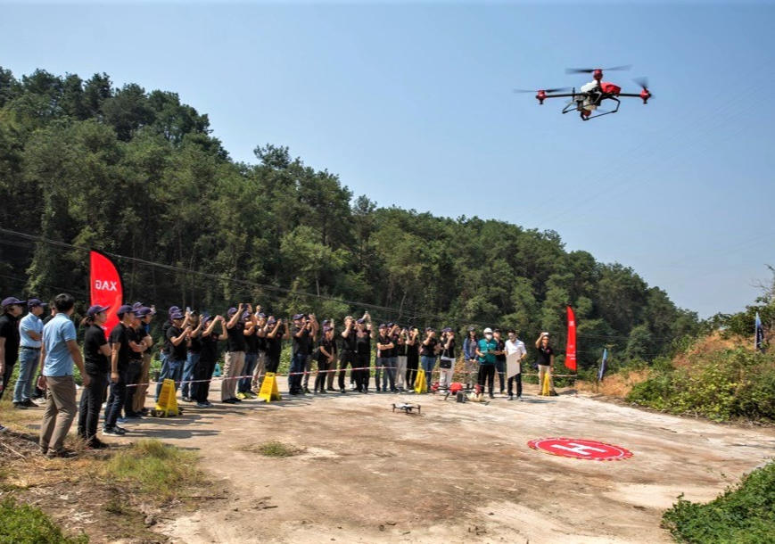 xag joins bayer to demonstrate drone-based horticulture crop solution