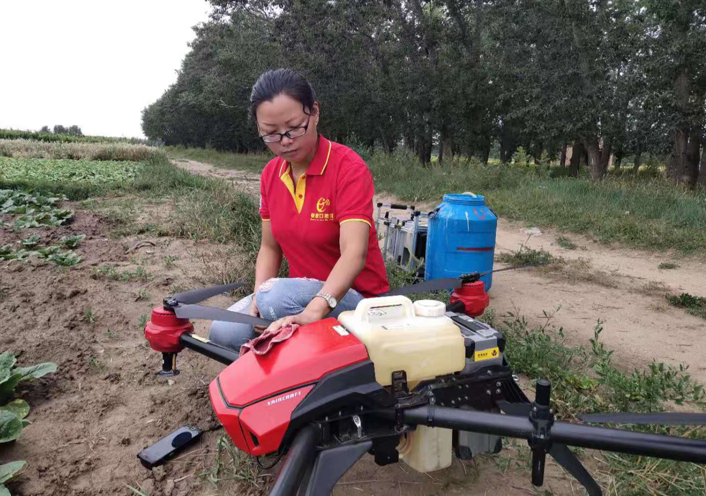 meet the female drone pilot in agriculture: empowering rural community to tackle extreme poverty