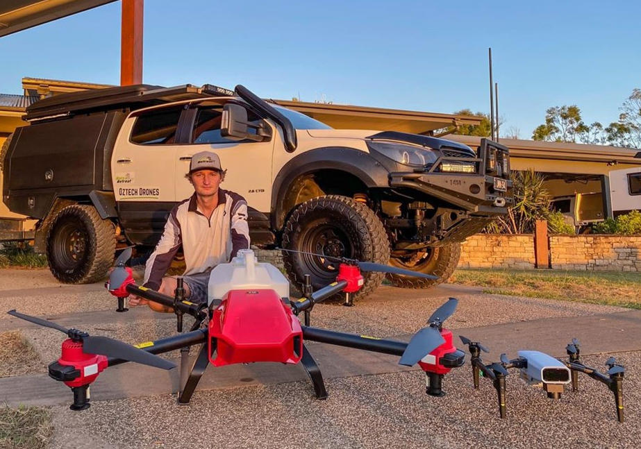 aspiring millennial step up with xag drone for australia’s fertile soils