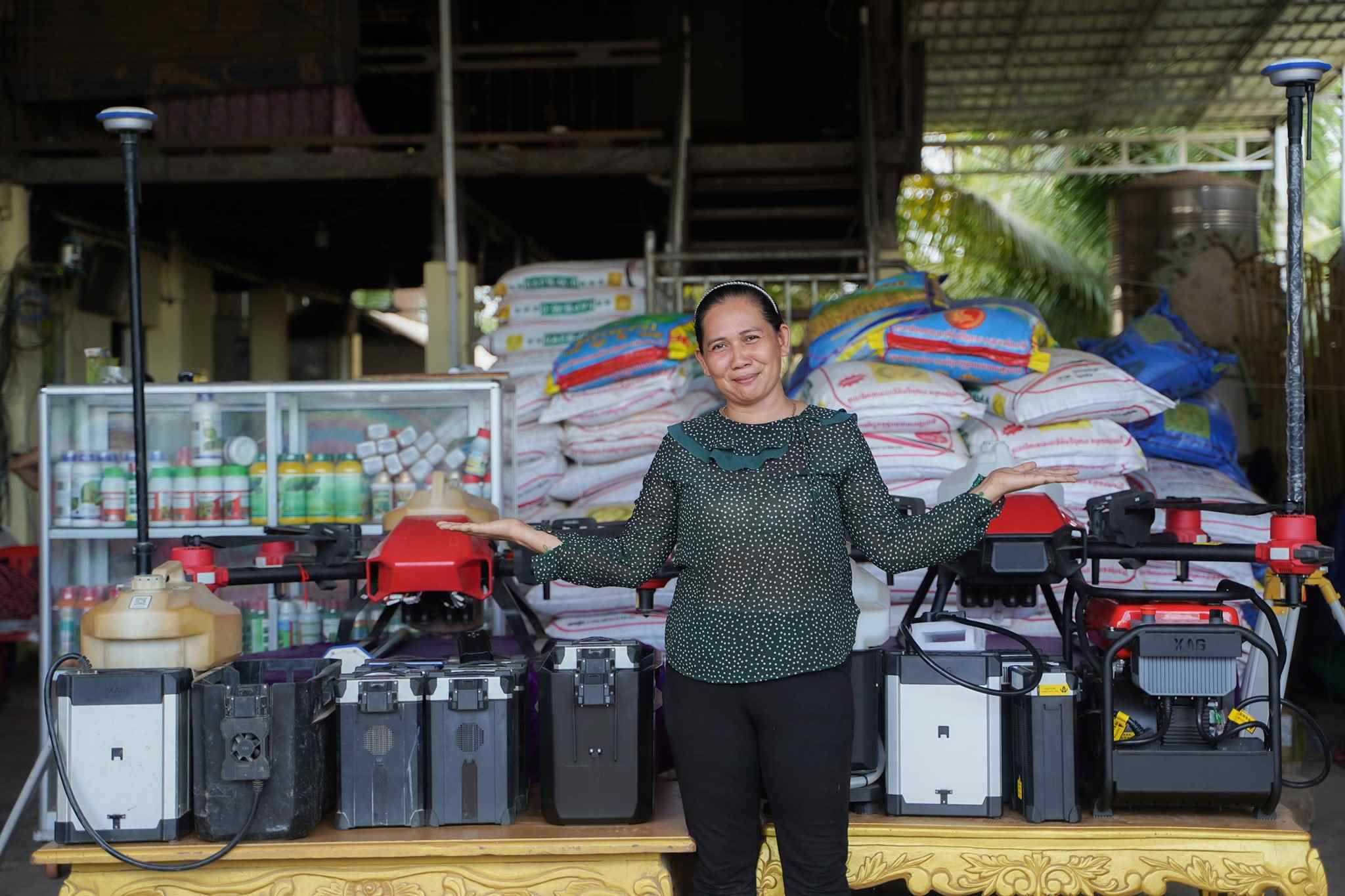 cambodia’s first female drone pilot to uplift smallholder farming