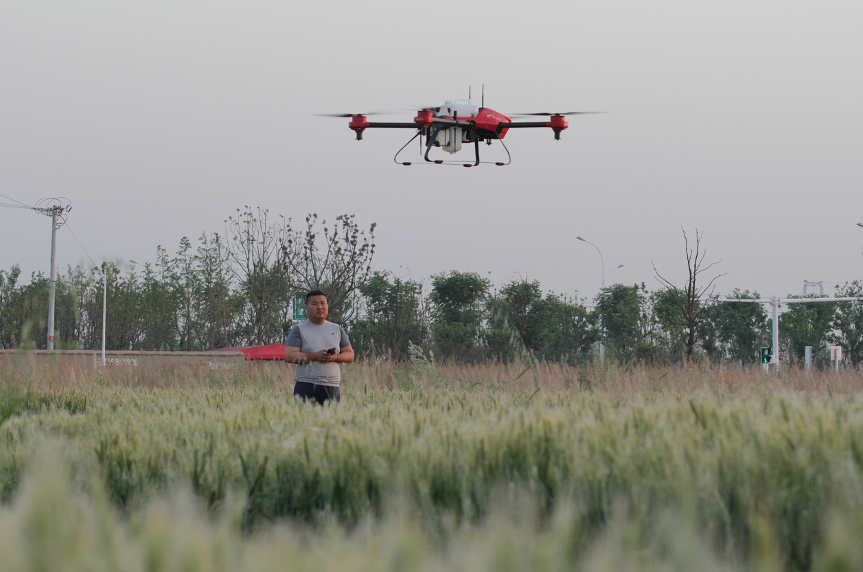 xag user borrowed p series plant protection uas through alipay credit.