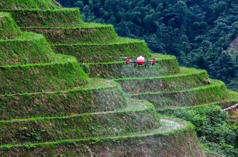 uas spraying operation