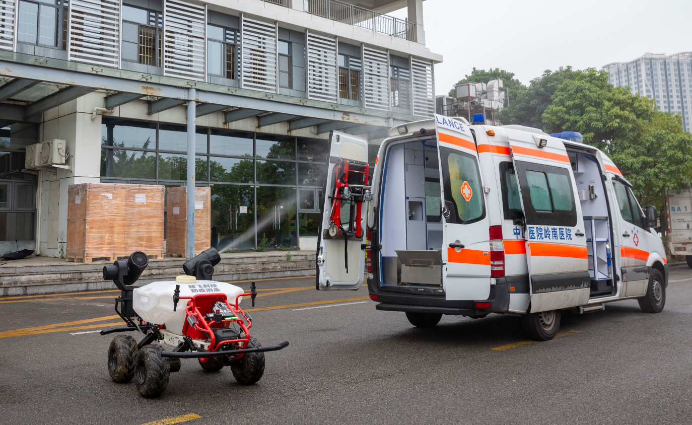 r80 disinfected ambulance