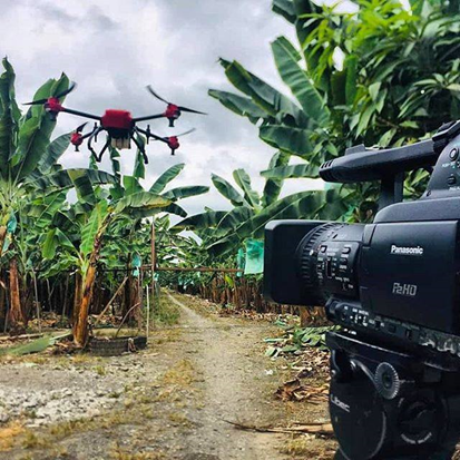 xag drone for banana tree spraying