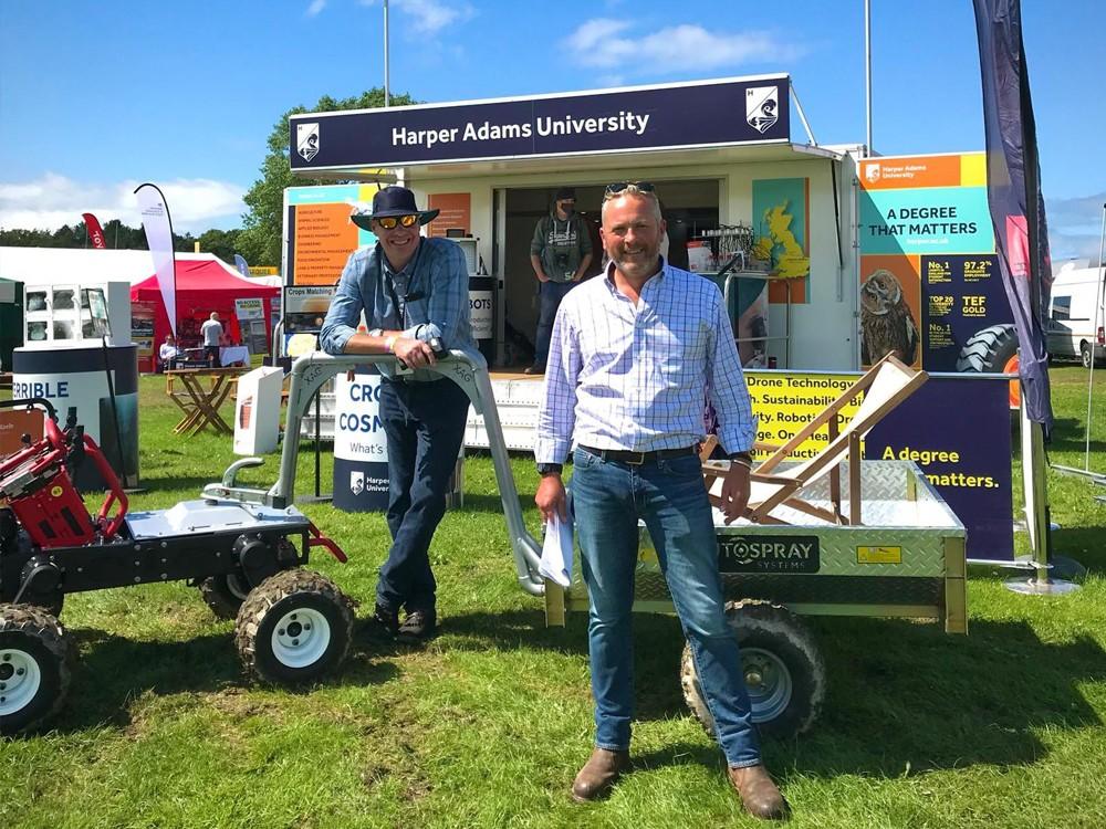 sometimes, happiness can be just simple: place a nice wooden deck chair at the back trailer, get yourself a cool drink, and let xag r150 farm bot give you a free ride for farmland patrol.