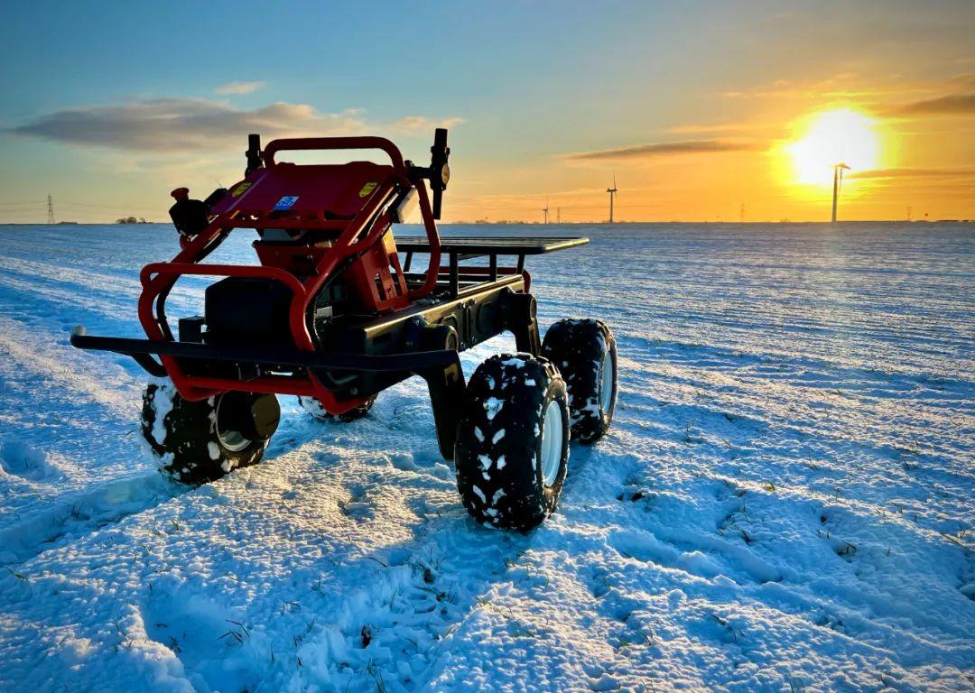 field patrol in snow