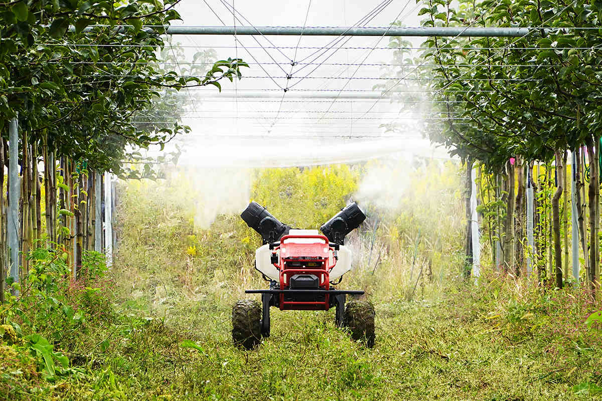 r150 spray under grapevines